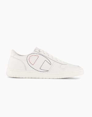 Champion 919 Low Logo Erkek Spor Ayakkabı Beyaz | NI7285041