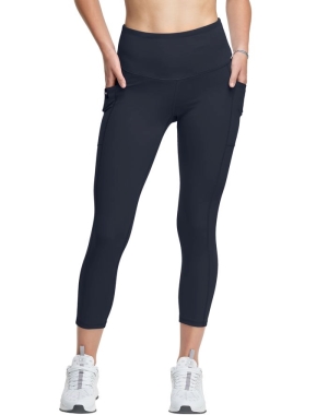 Champion Absolute 3/4 Pocket Kadın Spor Sütyeni Lacivert | LU5324986