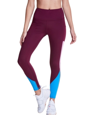 Champion Absolute 7/8 Kadın Spor Sütyeni Koyu Mor | PF3876214