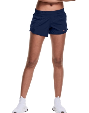 Champion Absolute Woven 4 Kadın Tişörtü Lacivert | UK5427908