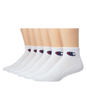 Champion Ankle 6 Pairs Erkek Çorap Beyaz | XI3240587