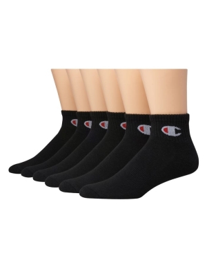 Champion Ankle 6 Pairs Erkek Çorap Siyah | AY8273691