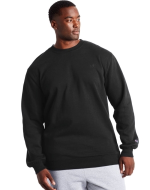 Champion Big & Uzun Fleece Erkek Tişörtü Siyah | PN5091467