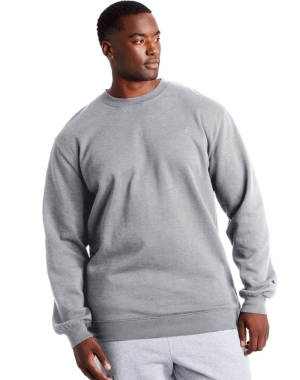 Champion Big & Uzun Fleece Erkek Tişörtü Gri | RU0867245