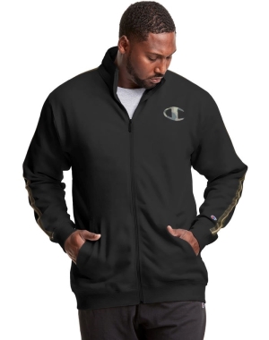 Champion Big & Uzun Fleece Full Zip With Taping Erkek Eşofman Altı Siyah | PC6835471