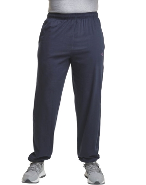 Champion Big & Uzun Pamuklu Jersey Erkek Pantolon Lacivert | US8257931