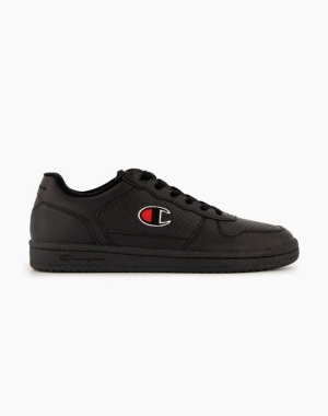 Champion Chicago Faux Deri Erkek Spor Ayakkabı Siyah | FM2160498