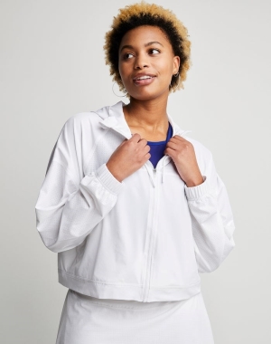 Champion City Spor Full Zip Kadın Eşofman Altı Beyaz | EB8273549