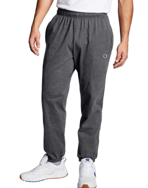 Champion Closed Bottom Jersey Erkek Pantolon Koyu Gri | NP3567842