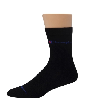 Champion Compression Mid Cut-Crew 3 Pairs Erkek İç Giyim Siyah | XO7825063