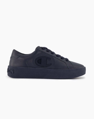 Champion ERA Deri Kadın Spor Ayakkabı Koyu Mavi | GC6485173