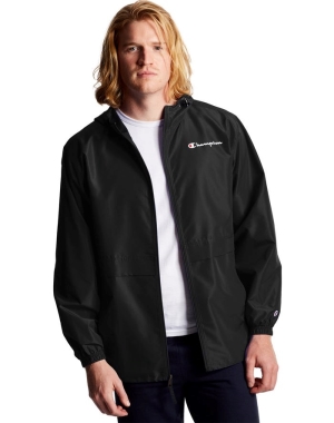 Champion Full Zip Script Logo Erkek Eşofman Altı Siyah | EA3890751