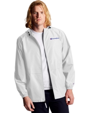 Champion Full Zip Script Logo Erkek Eşofman Altı Beyaz | UD3108257