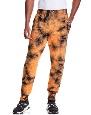 Champion Galaxy Dye Erkek Eşofman Altı Turuncu Siyah | KC5840269