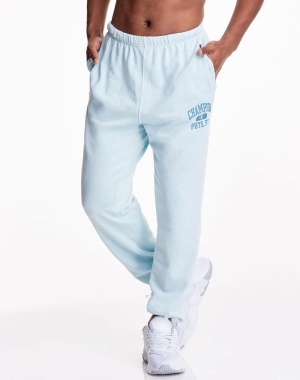 Champion Hafif Fleece Erkek Şort Açık Mavi | SZ2496137