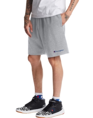 Champion Heavyweight Jersey Script Logo Erkek Şort Gri | BG0632514