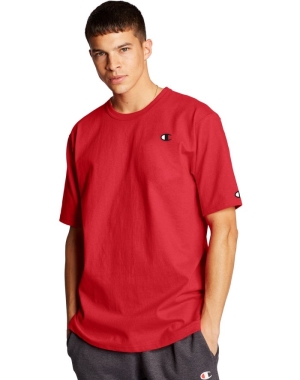 Champion Heritage C Logo Erkek Tişört Kırmızı | PL4695830