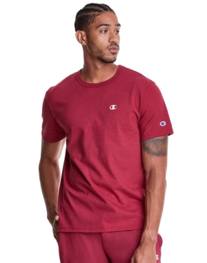 Champion Heritage C Logo Erkek Tişört Kırmızı | XL2359041