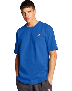 Champion Heritage C Logo Erkek Tişört Mavi | LH8760219