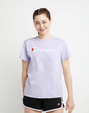 Champion Heritage Kadın Üstler Açık Mor | BK0794586