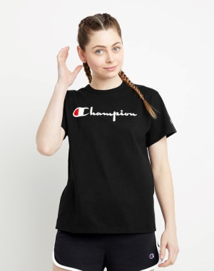 Champion Heritage Kadın Üstler Siyah | ZN8710324