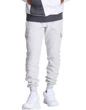 Champion Klasik Fleece Cargo Erkek Eşofman Altı Beyaz | BJ8921576