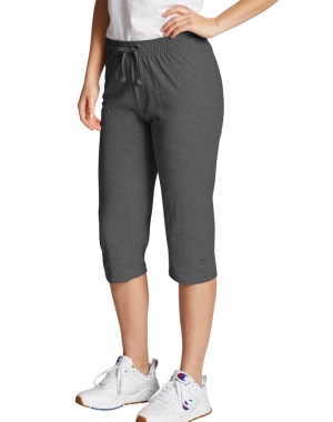 Champion Klasik Jersey Capris Kadın Şort Koyu Gri | VB4193752