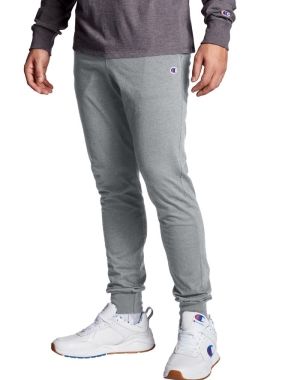 Champion Klasik Jersey Erkek Eşofman Altı Gri | YM9381504