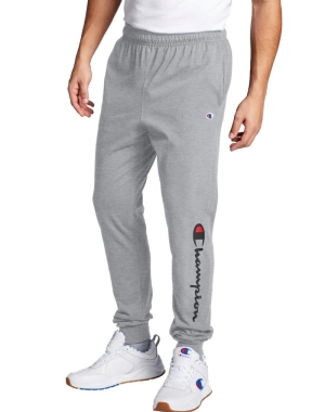 Champion Klasik Jersey Script Logo Erkek Eşofman Altı Gri | SQ2983165