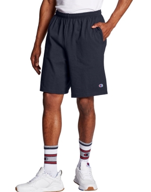 Champion Klasik Pamuklu Jersey Erkek Şort Lacivert | RN4219356