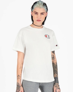 Champion Maxi C Patch Kadın Üstler Beyaz | HT4581370