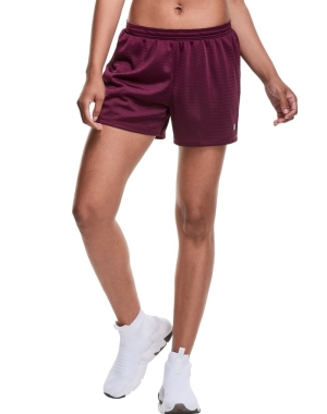 Champion Mesh 4 Kadın Tişörtü Koyu Mor | BW6327104