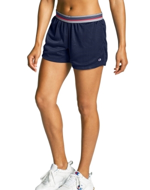 Champion Mesh 4 Kadın Tişörtü Lacivert | JM7856394