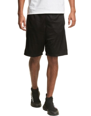 Champion Mesh Basketball Erkek Şort Siyah | XZ0836274