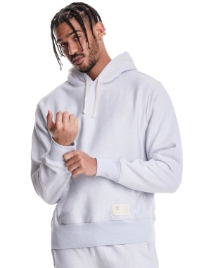 Champion Natural State Reverse Weave Erkek Kapüşonlu Sweatshirt Gri | OD7284039