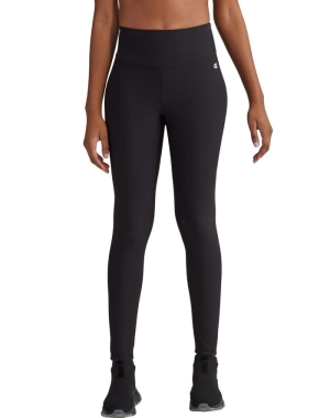 Champion Nervürlü Kadın Spor Sütyeni Siyah | SL6813079