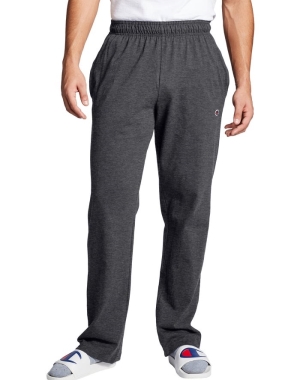Champion Open Bottom Everyday Pamuklu Erkek Şort Koyu Gri | KQ4962518