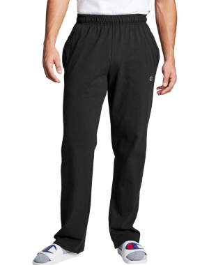 Champion Open Bottom Everyday Pamuklu Erkek Şort Siyah | ZB4928013