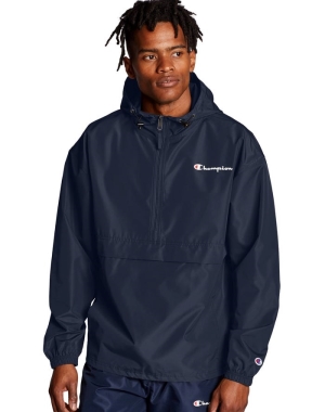Champion Packable Script Logo Erkek Eşofman Altı Lacivert | BO4820796