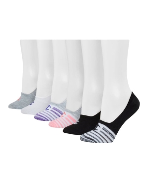 Champion Performance Invisible Liner 6 Pairs Kadın Kapüşonlu Sweatshirt Beyaz Siyah Gri | RU4032857
