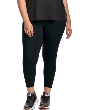 Champion Plus Absolute 3/4 Pocket Kadın Spor Sütyeni Siyah | LR8096715