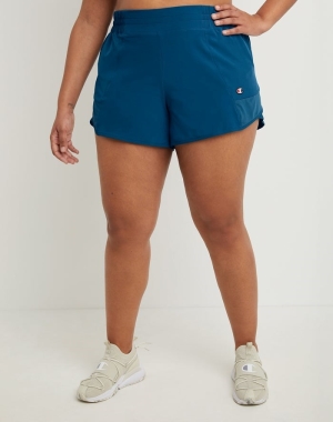 Champion Plus Absolute Woven 4 Kadın Tişörtü Mavi | XO8036954
