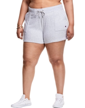 Champion Plus Campus French Terry 3 Kadın Tişörtü Gri | GP3872049
