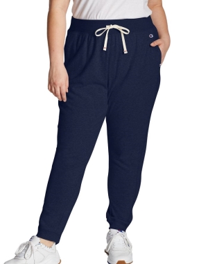 Champion Plus Campus French Terry Kadın Pantolon Lacivert | IH5326194