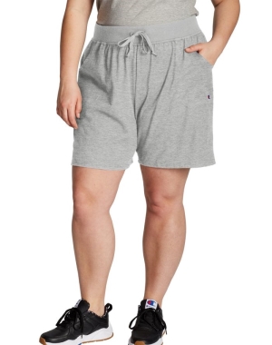 Champion Plus Klasik Jersey 7.5 Kadın Tişörtü Gri | HA0786213
