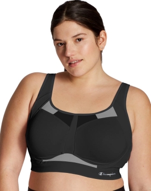 Champion Plus Motion Control Underwire Kadın Spor Sütyeni Siyah | LN8947561