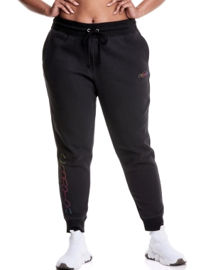 Champion Plus Reverse Weave Kadın Pantolon Siyah | RS4598167