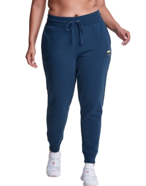 Champion Plus Reverse Weave Ombre Chenille Logo Kadın Pantolon Lacivert | UA0734685