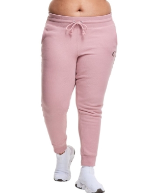 Champion Plus Reverse Weave Triple Outline C Logo Kadın Pantolon Pembe | RF8791423