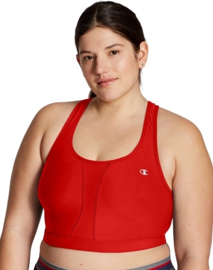 Champion Plus Vented Kadın Spor Sütyeni Kırmızı | ZE6351972